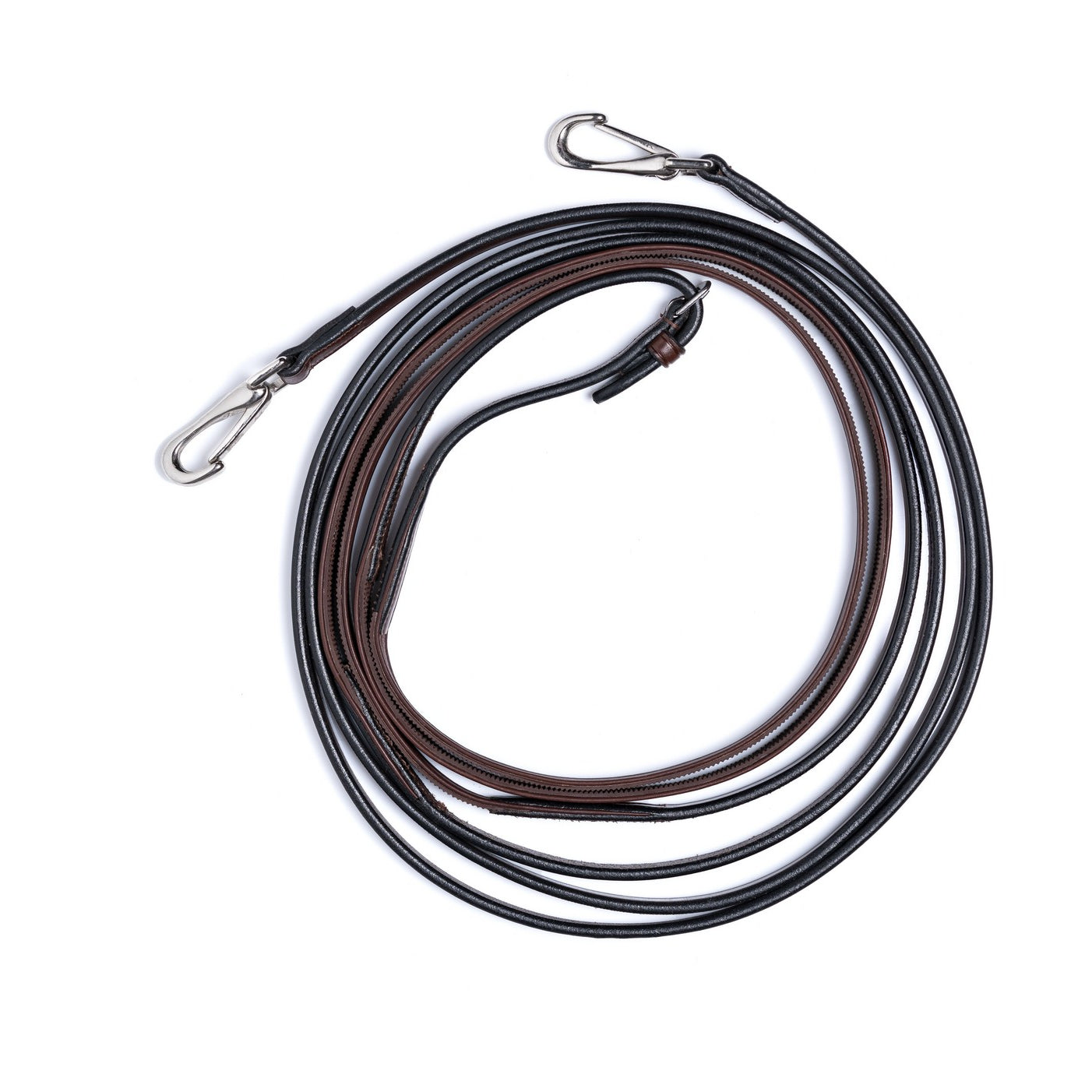 TRUST Monaco slofteugel (13mm) zilveren gespen Bruin Bruin