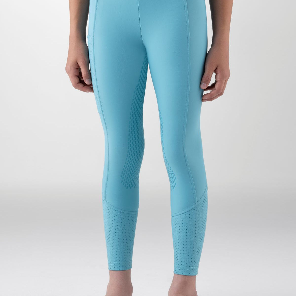 Equiline paardrijlegging unisex junior full grip Gingef Aquarelle Aquarelle