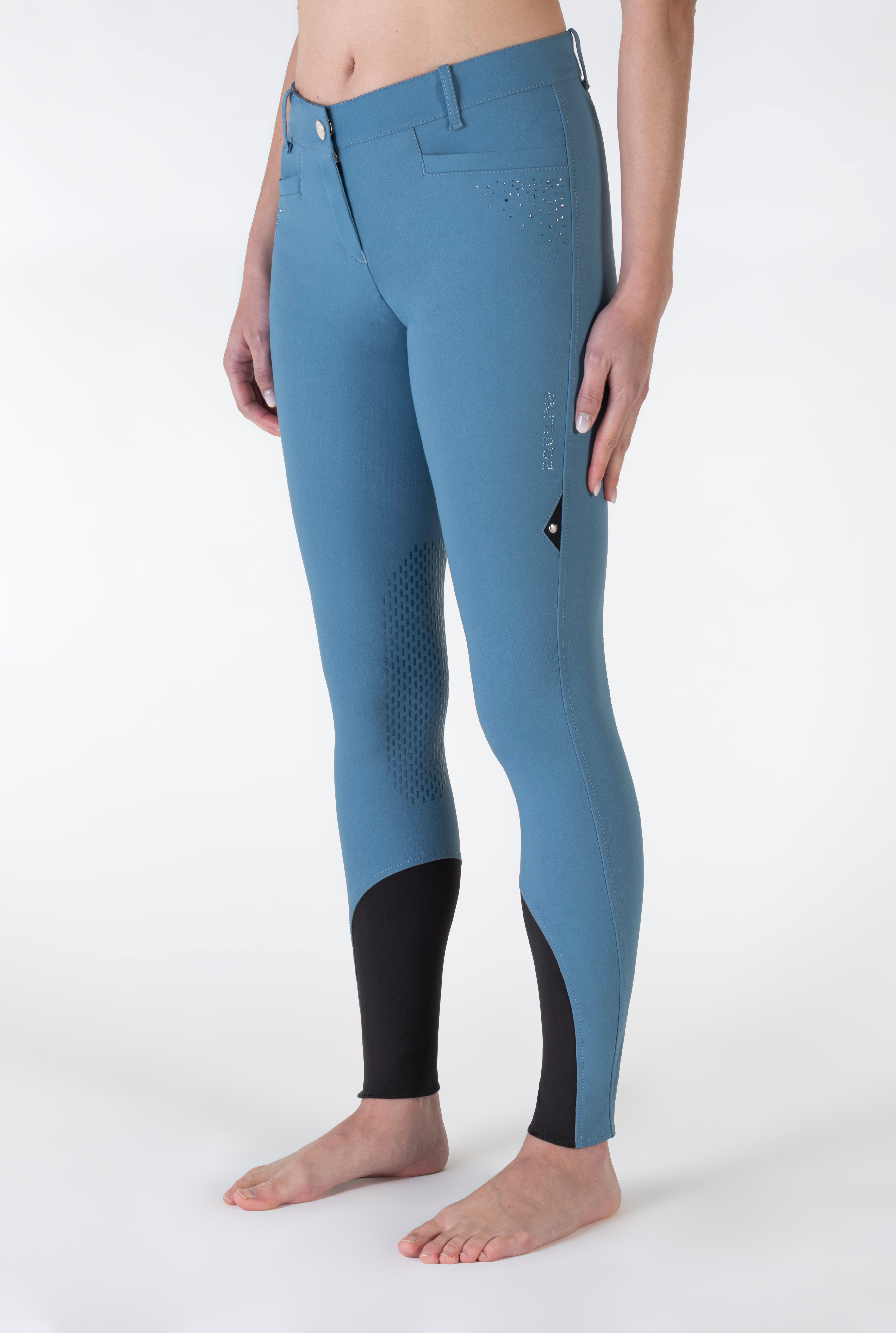 Equiline rijbroek dames knie grip Eqash Strass Zaffiro