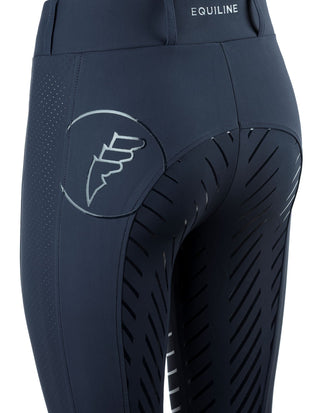 Equiline Leggings d'équitation Full Grip pour femme Ceberfh Navy