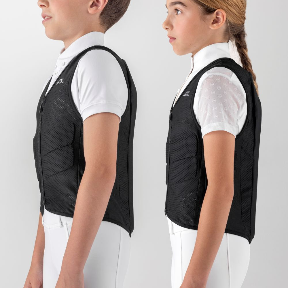 Equiline Back Protector Junior Zwart Zwart