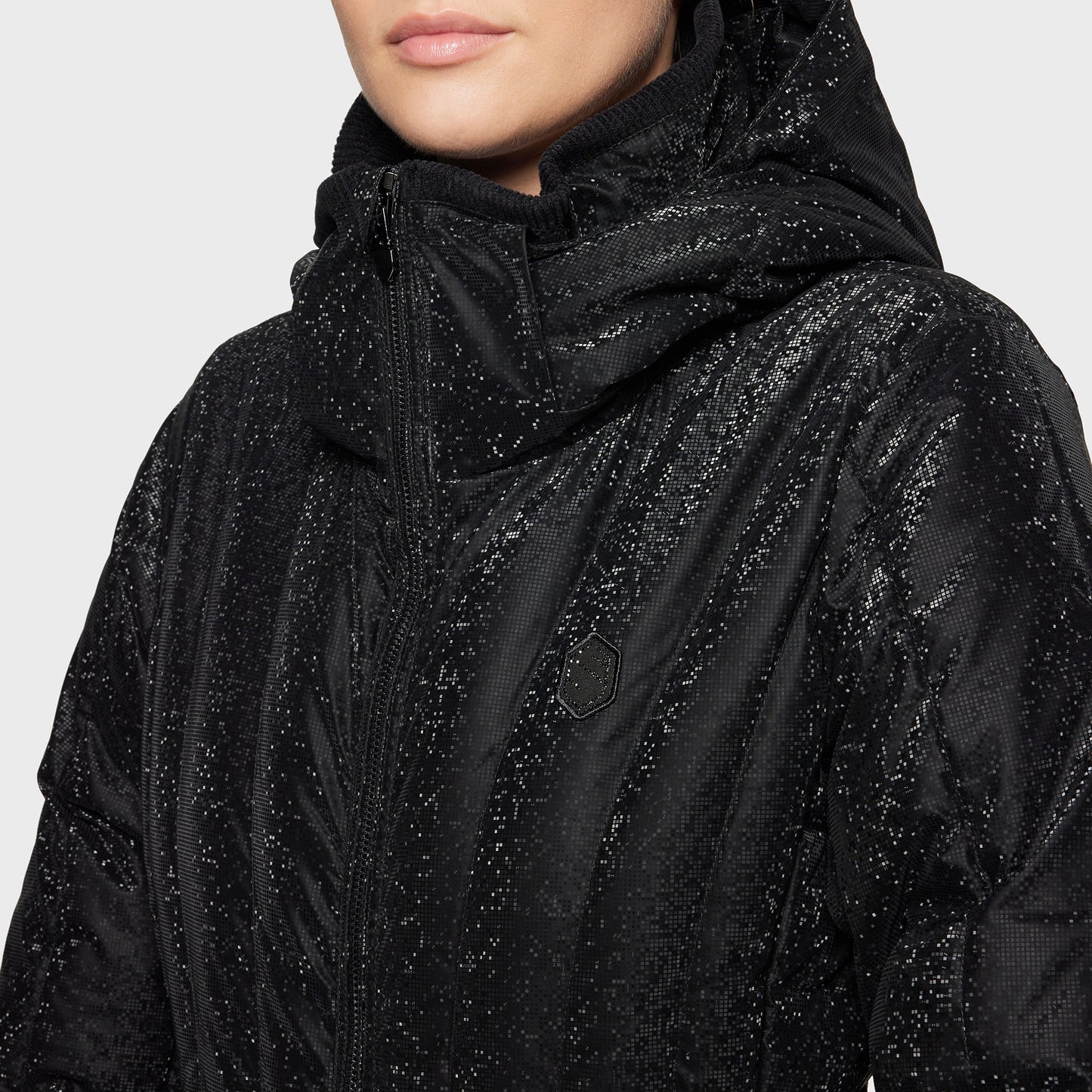 Veste matelassée Samshield pour femmes Courchevel Ice Noir