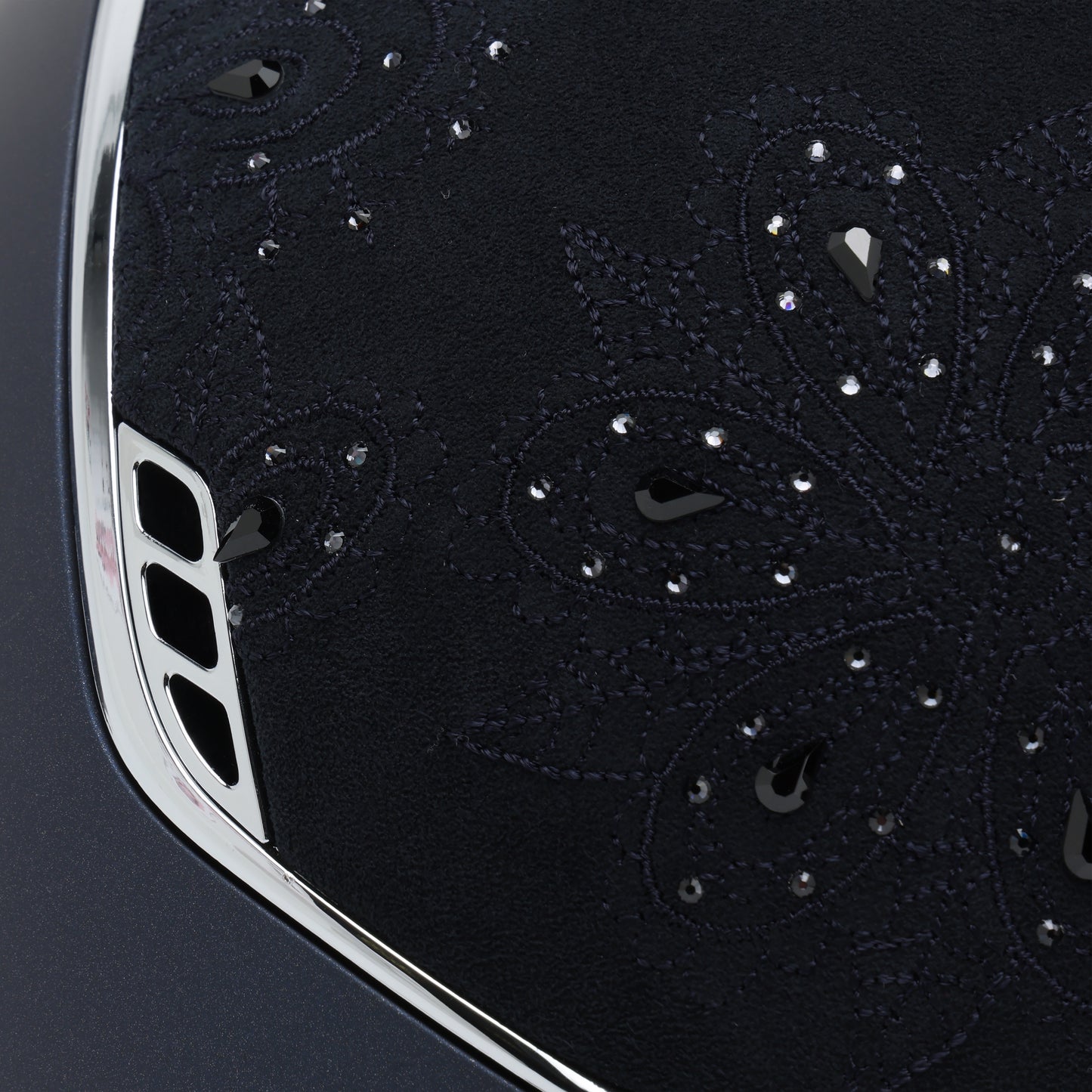 Samshield 2.0 Casque d'équitation Miss Shield Shadowmatt Crystal Bloom Navy