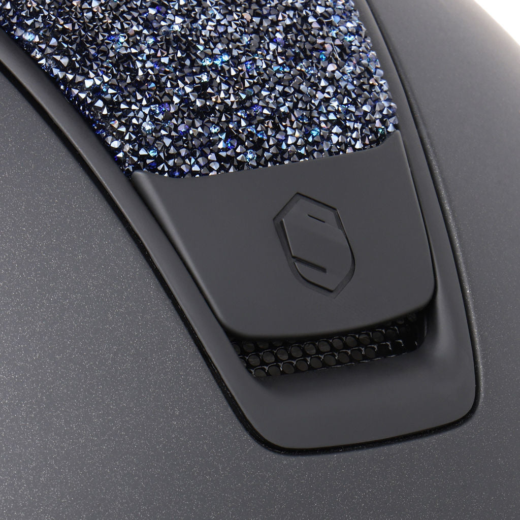 Samshield 2.0 Paardrijhelm Miss Shield Shadowmatt Ultra Fine Rock Cosmic Nights Zwart