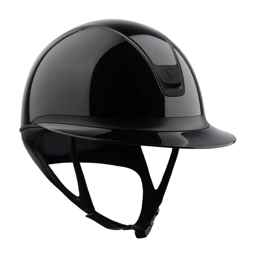 Samshield 2.0 Paardrijhelm Miss Shield Shadowglossy Darkline Zwart Zwart