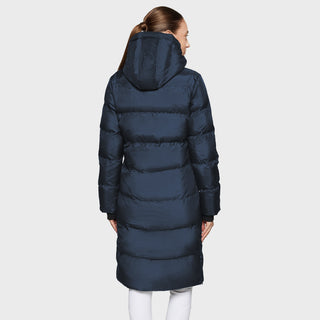 Manteau long matelassé pour femmes Samshield Sierra Navy