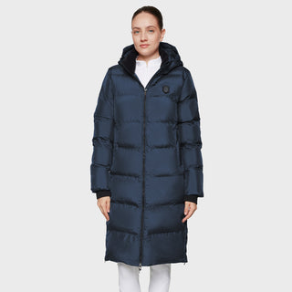 Manteau long matelassé pour femmes Samshield Sierra Navy