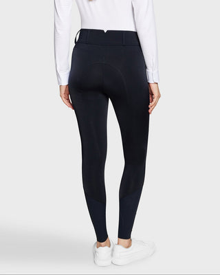 Pantalon d'équitation Samshield à grip genoux pour femmes Tamara Winter Navy