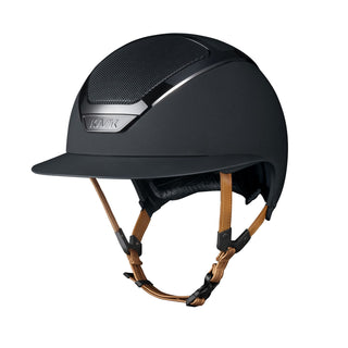 Kask Star Lady Chrome 2.0 Jugulaire en cuir marron clair Noir