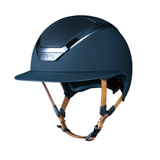Kask Star Lady Chrome 2.0 Jugulaire en cuir marron clair Navy