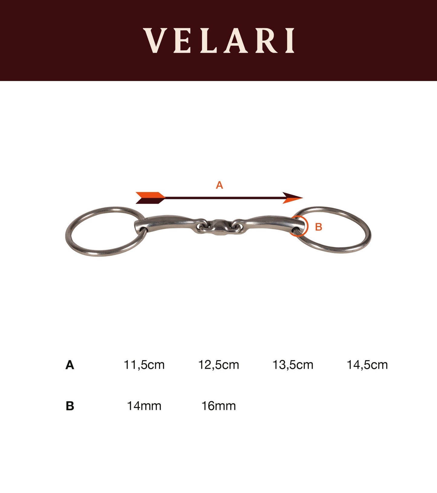 Velari Mors à Anneaux Libres Double Brisure Sweet Copper 14 mm