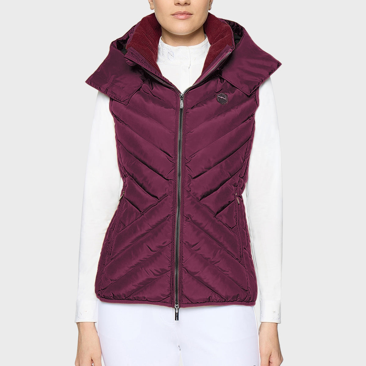 Samshield Doudoune Sans Manches Femme Chamonix Plum