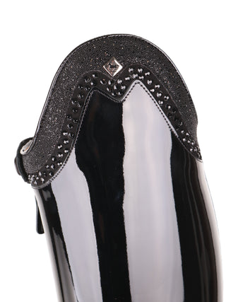 De Niro bottes d’équitation Bellini Custom Patent Noir 39 MA S