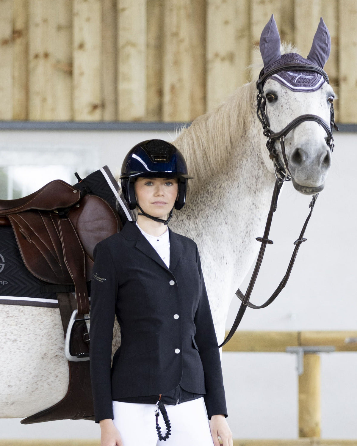 Freejump Helm Voronoï met Temple Protection Carbon Gloss Zwart