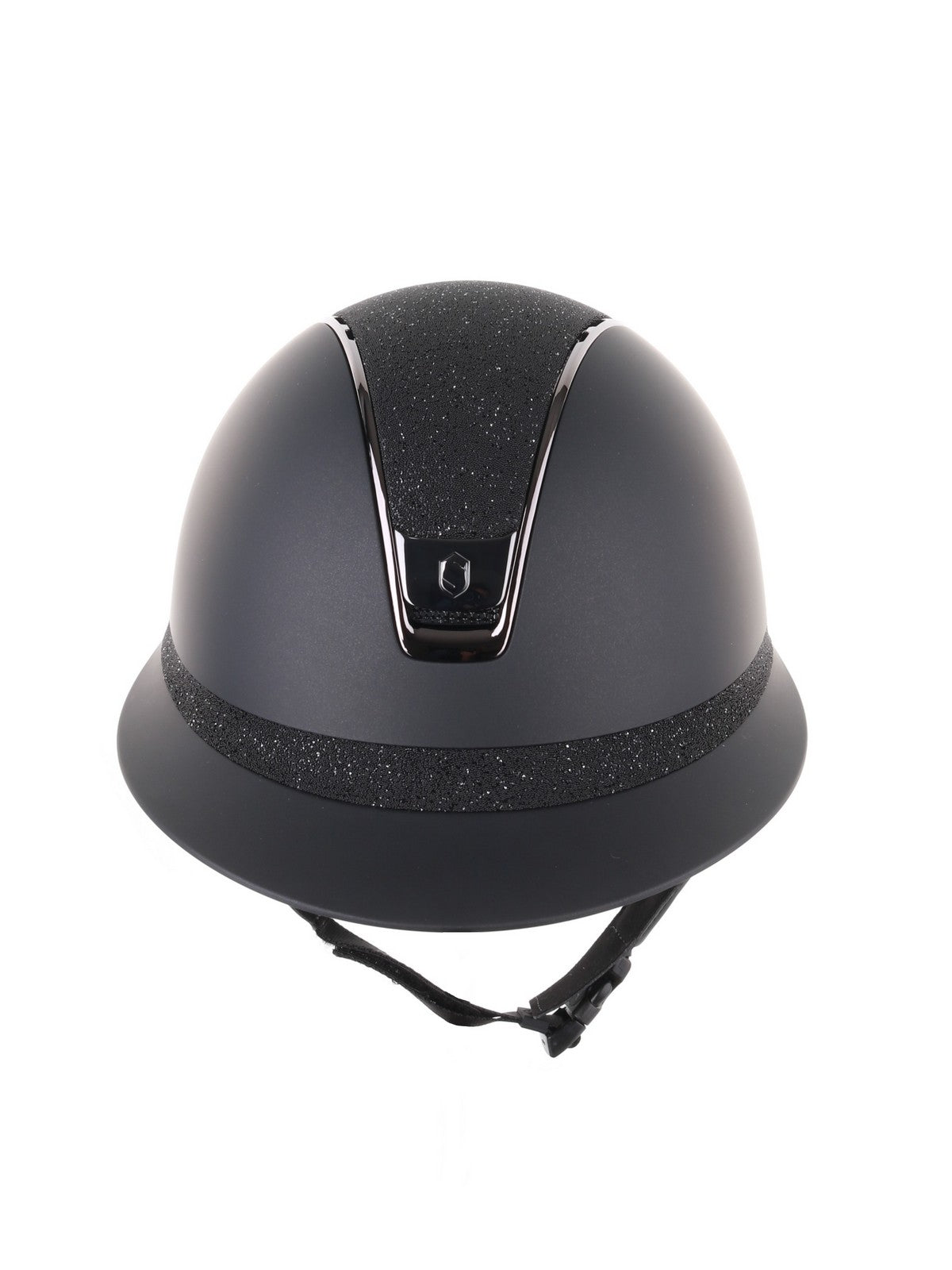 Samshield 2.0 Casque d'équitation Miss Shield Shadowmatt Crystal Fabric Noir
