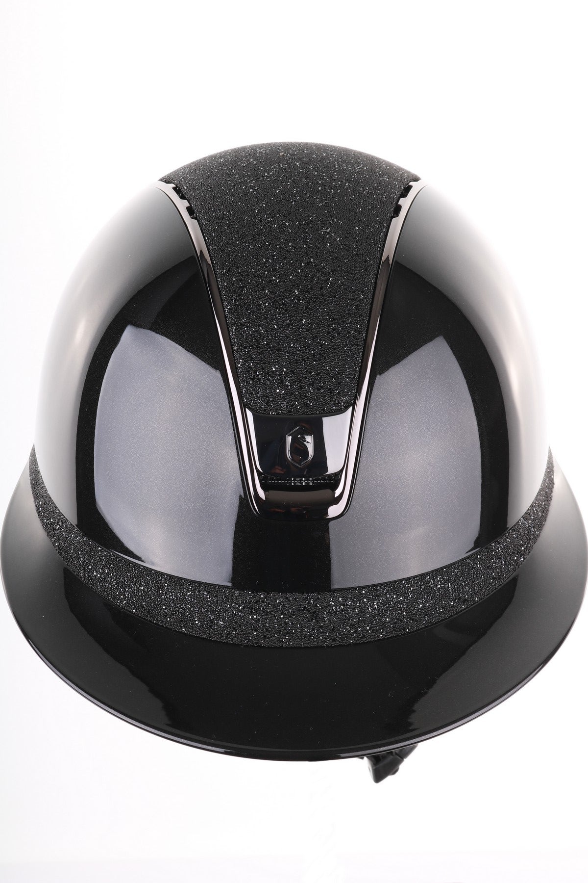 Samshield 2.0 Casque d'équitation Miss Shield Shadowglossy Crystal Fabric Noir