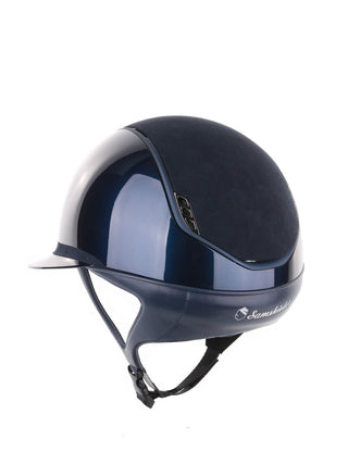 Samshield 2.0 Casque d'équitation Miss Shield Shadowglossy Navy Blason Cristal Paradise Shine