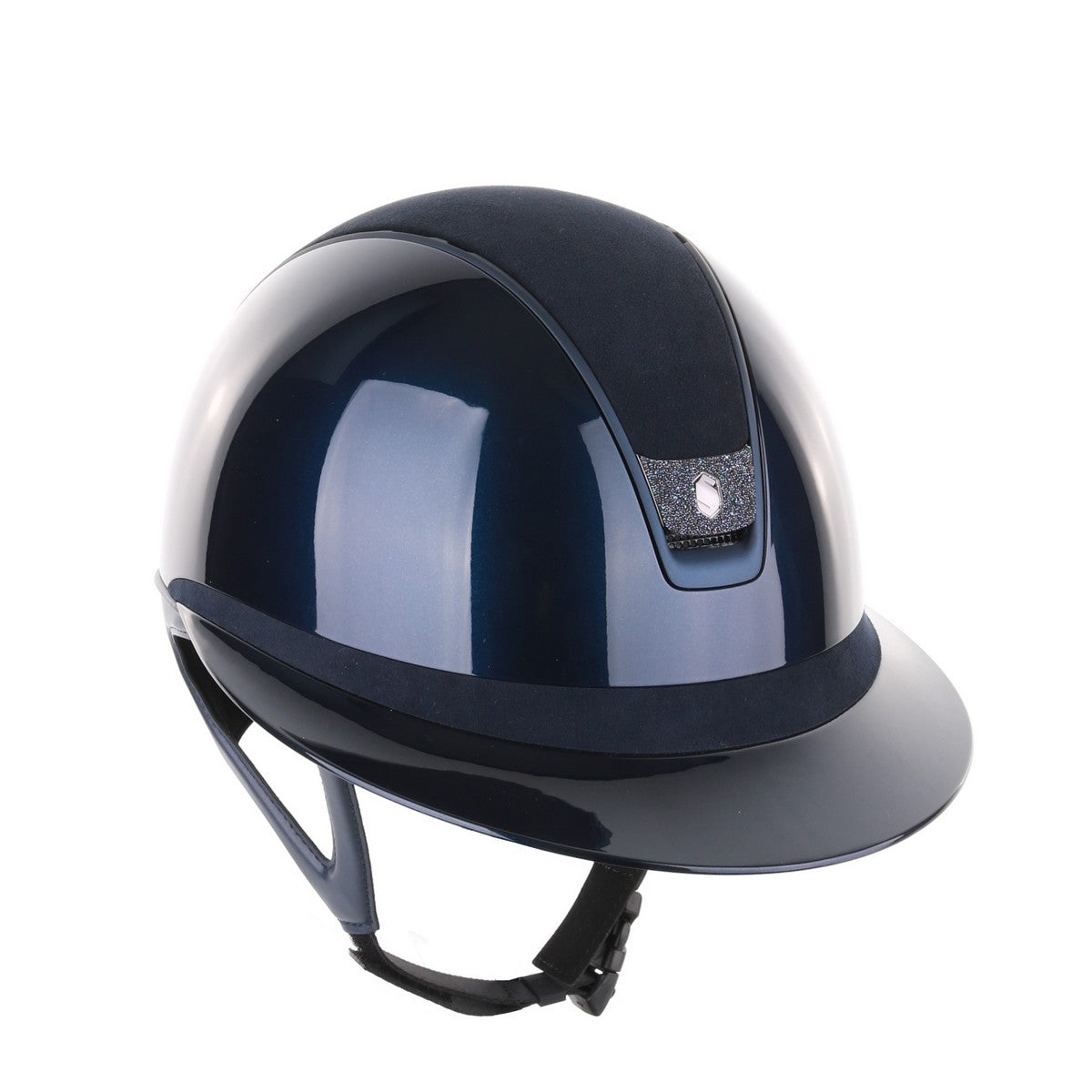 Samshield 2.0 Paardrijhelm Miss Shield Shadowglossy Navy Crystal Blazon Paradise Shine Navy