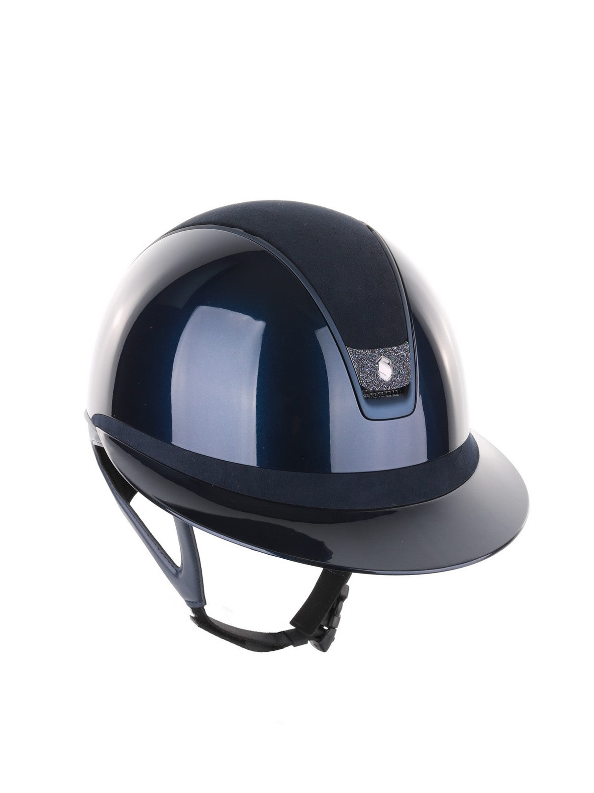 Samshield 2.0 Casque d'équitation Miss Shield Shadowglossy Navy Blason Cristal Paradise Shine