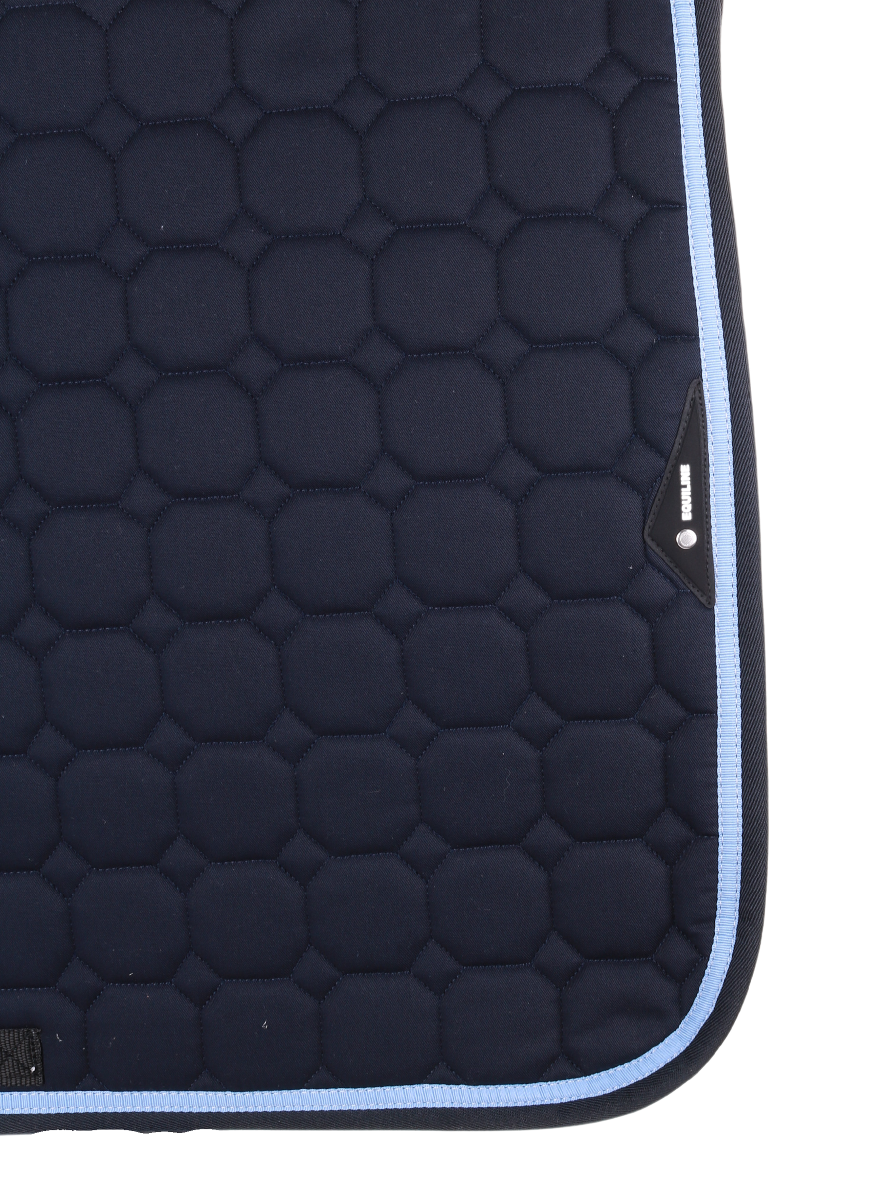 Equiline zadeldekje Octagon Navy-Lichtblauw