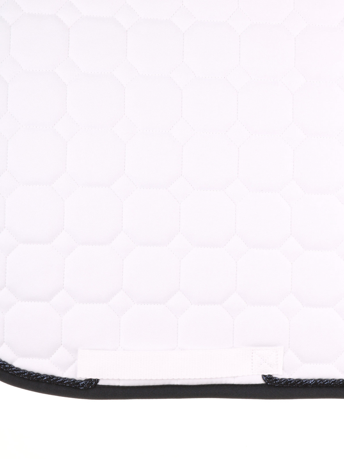 Tapis de selle Equiline Octagon Blanc-Navy