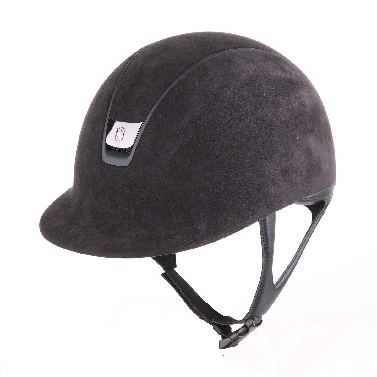 Samshield 2.0 Premium Standard Paardrijhelm Alcantara Zwart Zwart