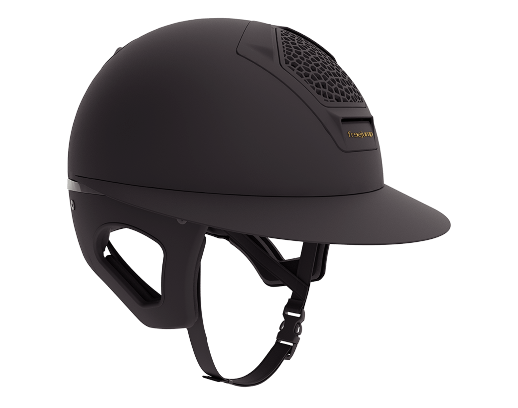Casque Freejump Voronoï avec protection des tempes noir mat