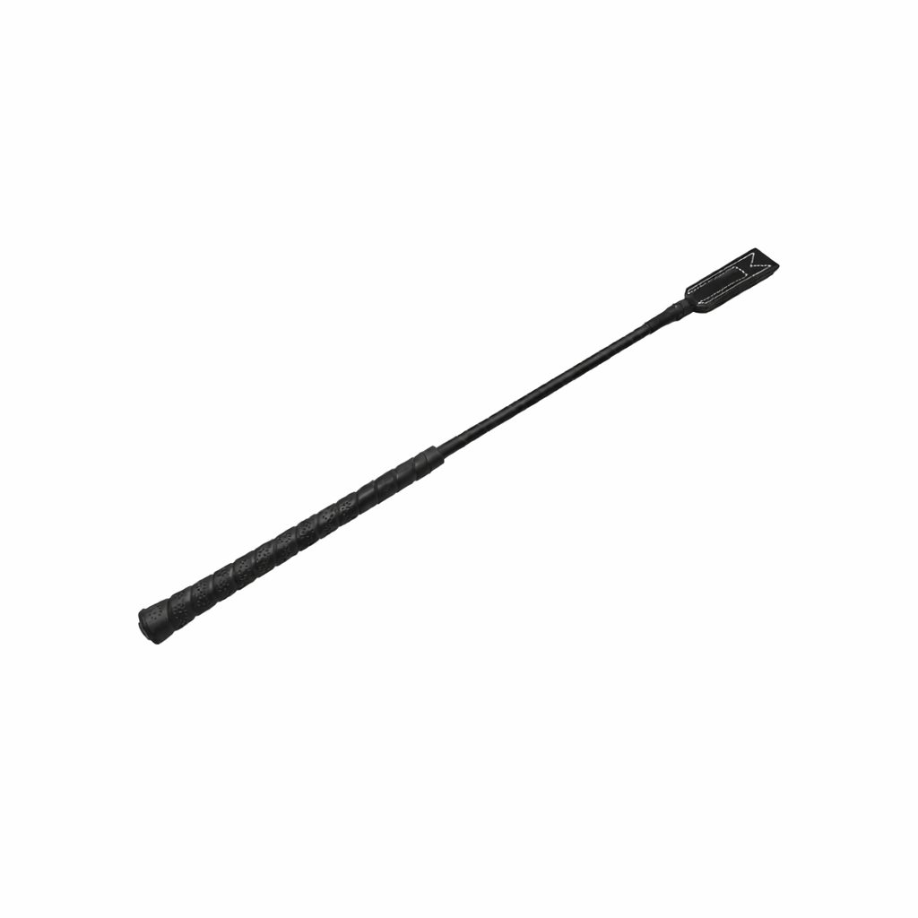 Springzweep Golf Handgreep Two Tone met Lederen Flap Zwart