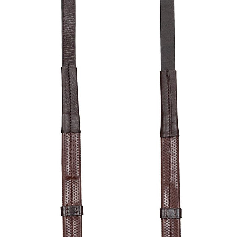 Equiline teugels rubber lederen stoppers bruin Bruin