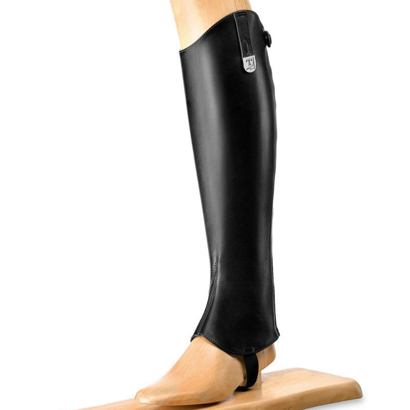 Tucci minichaps kalfsleder Classic Elastic Zwart Zwart