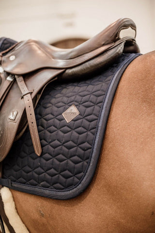 Kentucky Horsewear Tapis de selle Glitter Rope Saut noir