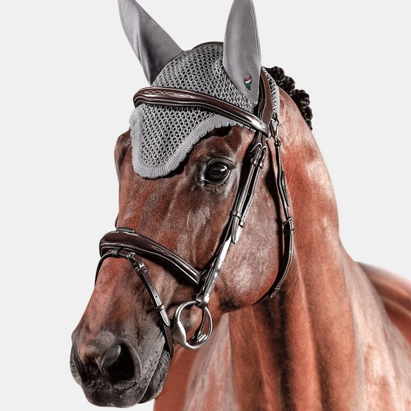 Equiline Hoofdstel Anatomisch smal gecombineerde neusriem Bruin Full