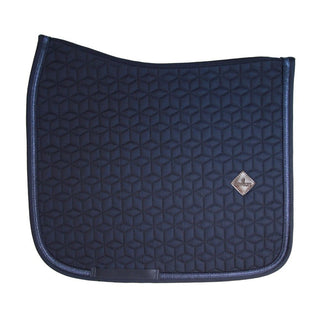 Kentucky Horsewear Tapis de selle Glitter Rope Dressage bleu