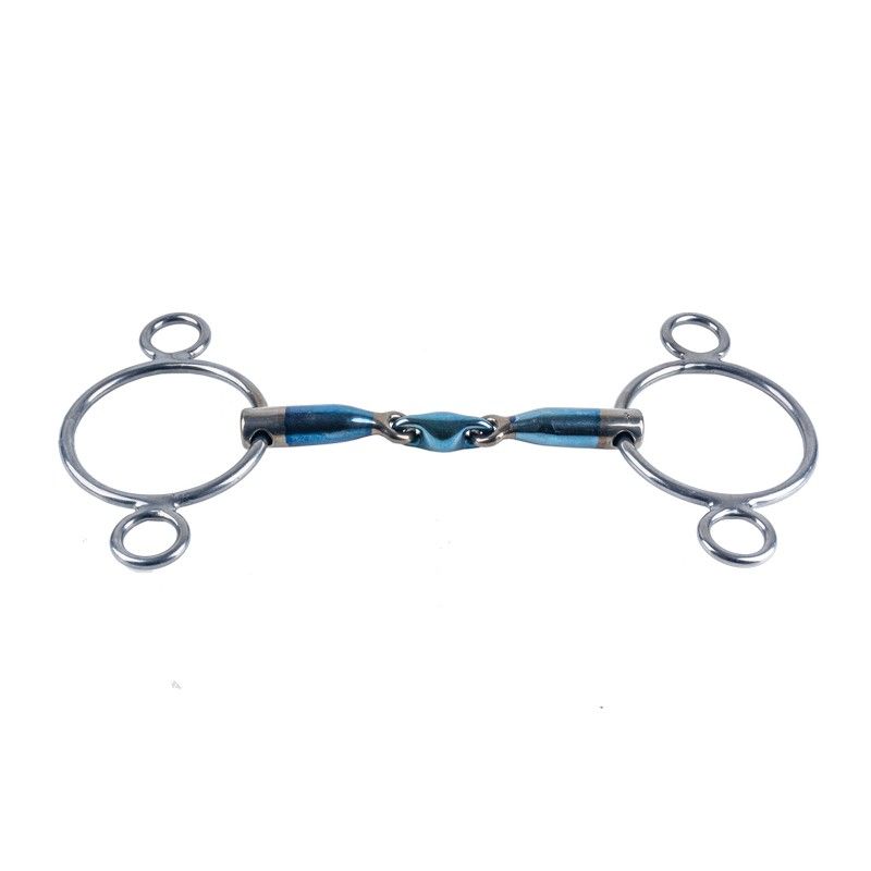 TRUST equestrian Sweet Iron Dubbelgebroken 3-ring