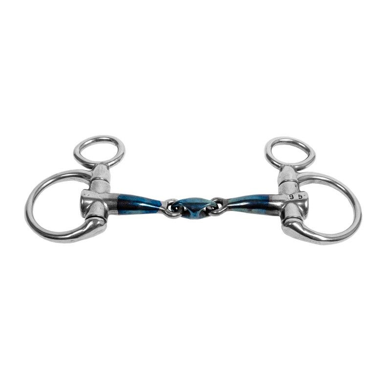 Mors de poney Baucher à double brisure en Sweet Iron TRUST équestre