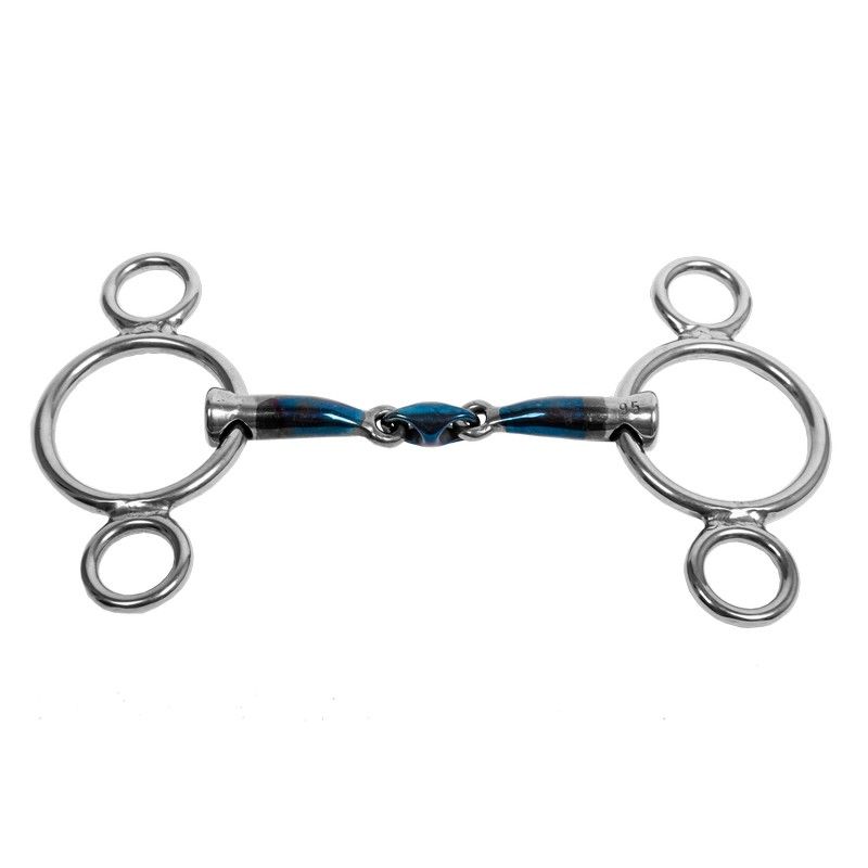 TRUST équitation Sweet Iron Double brisé Poney 3 anneaux