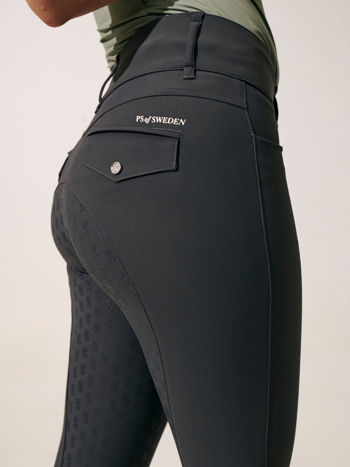 Pantalon d'équitation full grip pour femmes Martina Gris Foncé de PS of Sweden