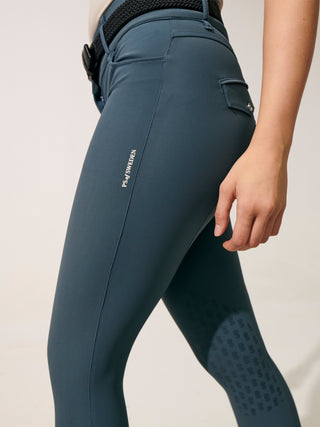 Pantalon d'équitation PS of Sweden avec grip aux genoux pour femmes Martina Storm Blue