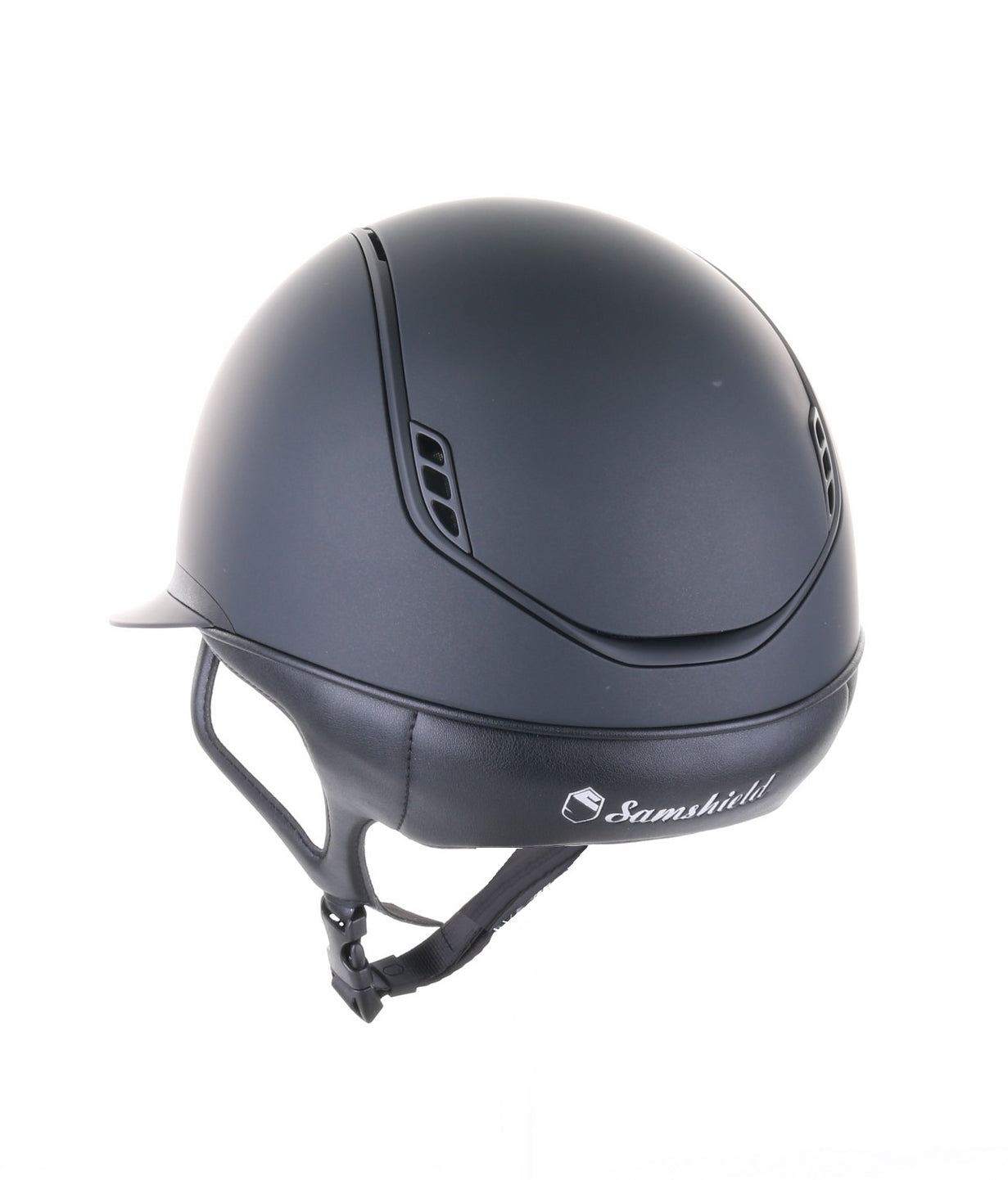 Samshield 2.0 Casque d'équitation Miss Shield Shadowmatt Dark Line Noir