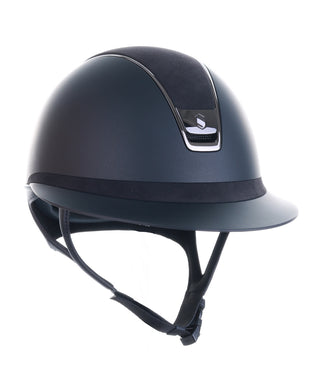 Samshield 2.0 Casque d'équitation Miss Shield Alcantara Chrome Noir