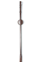 TRUST Maastricht rubberen teugels (13 mm) lederen stops gouden gespen Bruin Bruin