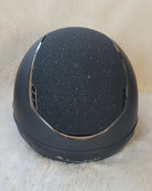 Samshield 2.0 Paardrijhelm Miss Shield Shadowmatt Crystal Fabric Zwart