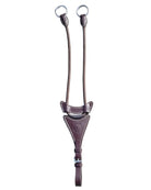 LJ Leathers Pro Selected Elastische Martingaalvork Full bruin-zilver