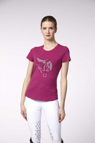 T-shirt à manches courtes pour femmes Vestrum Okinawa Cyclamen