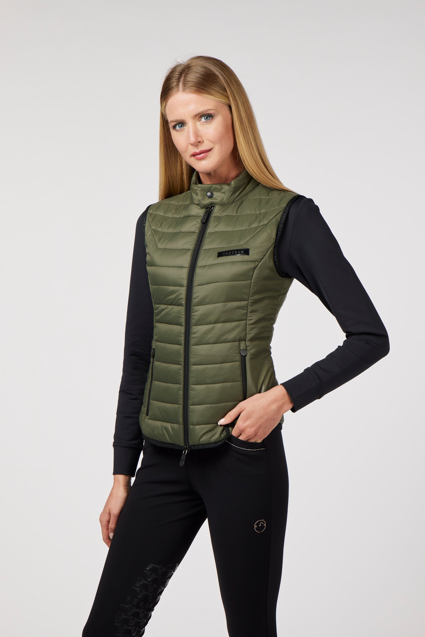 Veste matelassée Vestrum pour femmes Cattolica Ivy Green