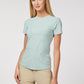 T-shirt à manches courtes pour femmes Vestrum Training top Vieste Frosty Green