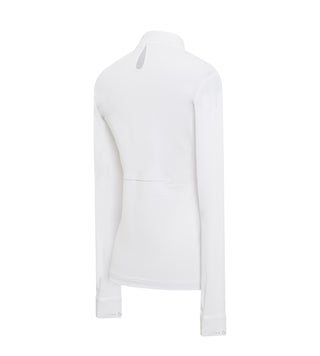 Chemise de compétition à manches longues pour femmes Samshield Aloise blanche