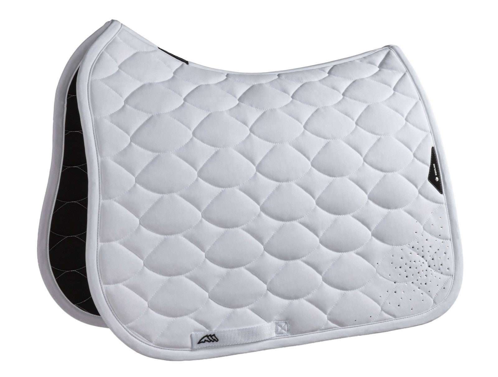 Equiline Dressuur Zadeldek Tech Crystal Fabric Eqtech Wit Dressuur full