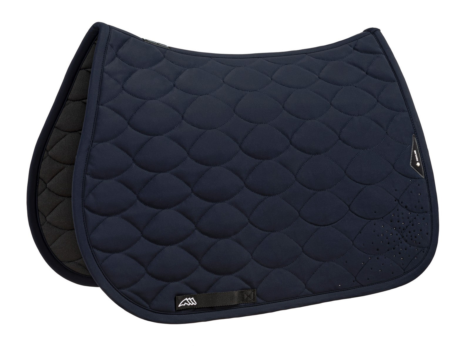 Equiline Spring Zadeldek Tech Crystal Fabric Eqtech Navy Springen full