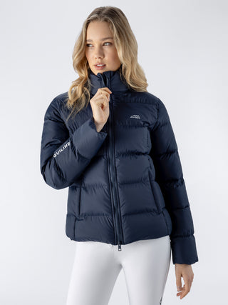 Equiline Veste Matelassée Femme Eqesatek Navy